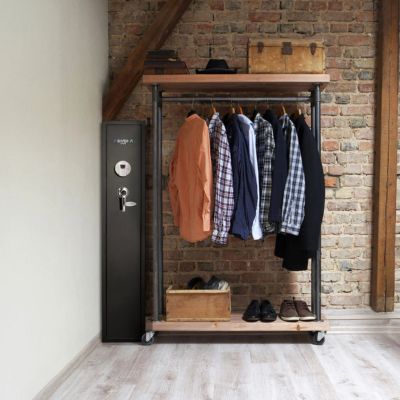 Image showing 7 th Barska 4 Long Gun 1.83 cu. ft. Biometric Lock Gun Safe, Black