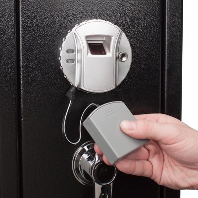 Image showing 12 th Barska 4 Long Gun 1.83 cu. ft. Biometric Lock Gun Safe, Black