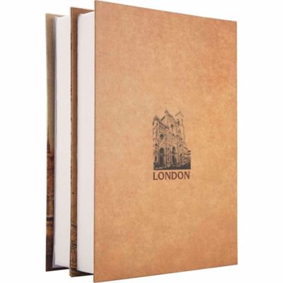Image showing  Paris and London Dual Book Lock Box with Key Lock