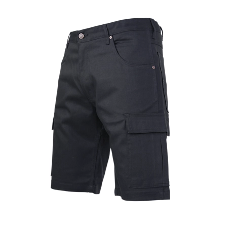 Tough Duck Men's Cotton/Spandex Flex Twill Triple-Stitched Cargo Shorts