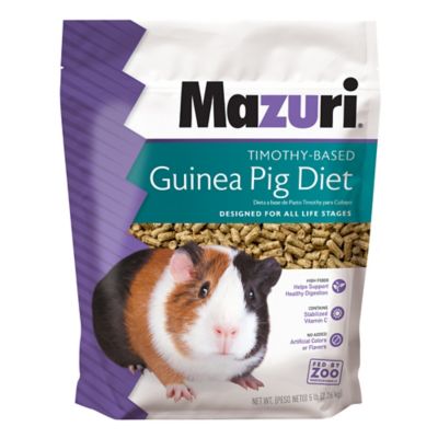 Mazuri Timothy-Hay Based Pelleted Guinea Pig Food, 5 lb.