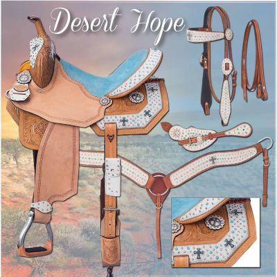 Silver Royal Desert Hope Barrel Saddle Package – 1190534