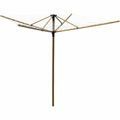 Greenway Large Outdoor Bamboo Rotary Clothesline