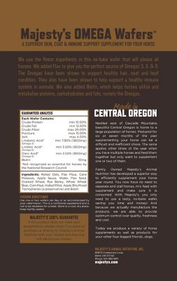 Image showing  Omega Wafer Horse Supplement, 1.5 lb.