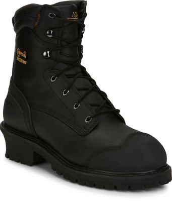 Chippewa Men s Insulated Steel Toe Work Boots 8 in. Black at