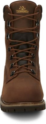 Image showing  Men's Heavy-Duty Plain Toe Insulated Utility Boots, 8 in., Tough Bark