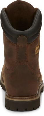 Image showing 5 th Chippewa Men's Heavy-Duty Plain Toe Insulated Utility Boots, 8 in., Tough Bark