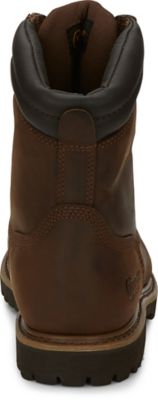 Image showing 5 th Chippewa Men's Steel Toe Utility Work Boots, Heavy-Duty Tough Bark, 8 in.