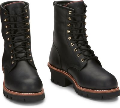 Image showing  Men's Steel Toe Insulated Work Boots, 8 in., Black