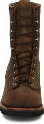 Image showing 3 th Chippewa Men's Bay Apache Waterproof Logger Boots, 8 in.