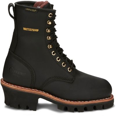Image showing 4 th Chippewa Women's Tinsley Waterproof Insulated Steel Toe Logger Boots, 8 in.