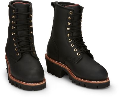 Image showing 6 th Chippewa Women's Tinsley Waterproof Insulated Steel Toe Logger Boots, 8 in.