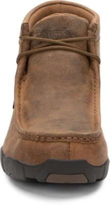 Image showing 3 th Justin Cappie Full-Grain Waxy Steel Toe Moc Boots