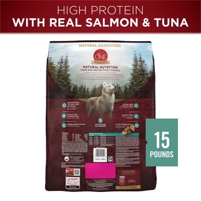 Image showing 8 th Purina ONE True Instinct With Real Salmon and Tuna Natural With Added Vitamins, Minerals and Nutrients Dog Food Dry Formula