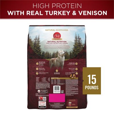 Image showing  True Instinct Adult High Protein Natural Turkey and Venison Recipe Dry Dog Food