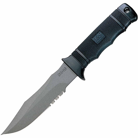 SOG 4.75 in. SEAL Pup Knife with Nylon Sheath, 4004915