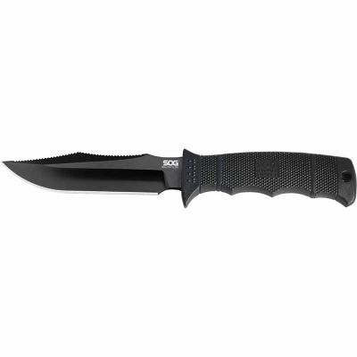 SOG 4.88 in. SEAL Pup Elite Straight Edge Folding Knife, 4004918