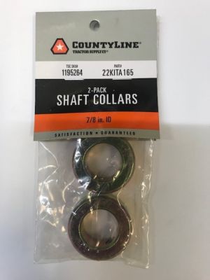 CountyLine 7/8 in. Set Collars for Tractors, 2-Pack