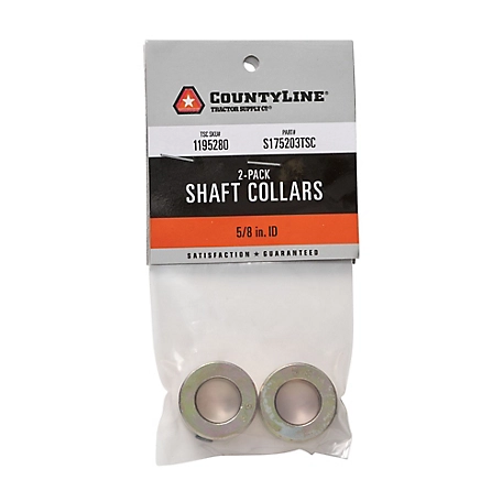 CountyLine Set Collars, 5/8 in. Diameter, 2-Pack