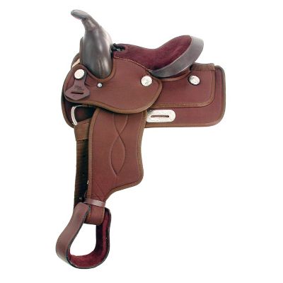 Tough-1 King Series Krypton Synthetic Pony Saddle, 14 in., KS510-2-0