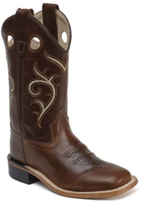 Old West Unisex Kids Western Boots, 9 in.