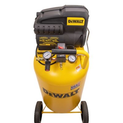 Image showing 7 th DEWALT 1.9 hp 30 gal. Oil-Free Portable Vertical Air Compressor