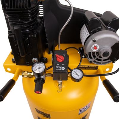 Image showing 6 th DEWALT 1.9 RHP 30 gal. Portable Vertical Portable Air Compressor
