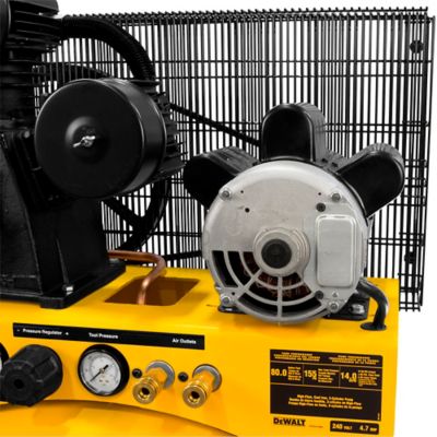 Image showing  4.7 RHP 80 gal. Vertical Stationary Air Compressor