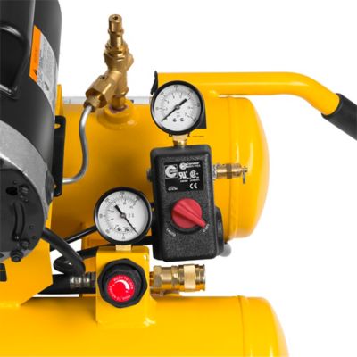 Image showing 6 th DEWALT 1.9 RHP 8 gal. Single-Stage Wheelbarrow Air Compressor