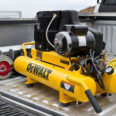 Image showing 7 th DEWALT 1.9 RHP 8 gal. Single-Stage Wheelbarrow Air Compressor