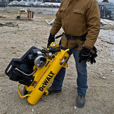 Image showing 9 th DEWALT 1.9 RHP 8 gal. Single-Stage Wheelbarrow Air Compressor