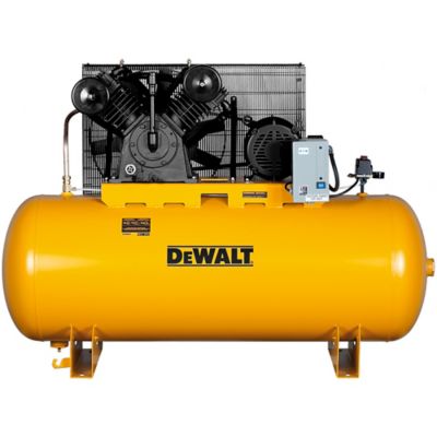DEWALT 10 RHP 120 gal. 2 Stage Horizontal Stationary Air Compressor