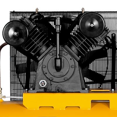 Image showing  10 RHP 120 gal. 2 Stage Horizontal Stationary Air Compressor