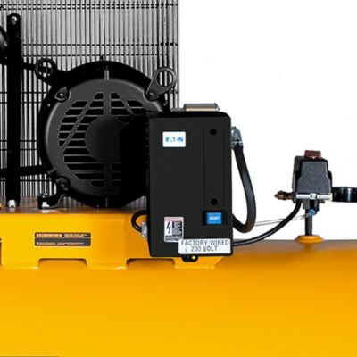 Image showing  10 RHP 120 gal. 2 Stage Horizontal Stationary Air Compressor