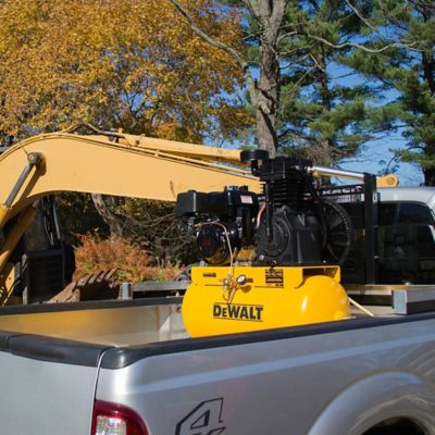 Image showing 7 th DEWALT 13 RHP 30 gal. 2-Stage Truck-Mounted Horizontal Gas-Powered Air Compressor, 175 PSI