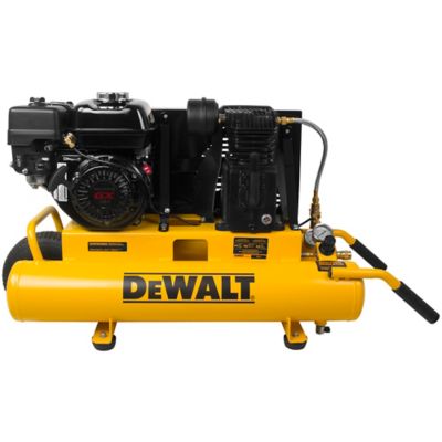 DeWALT 5.5 RHP 8 gal. Single Stage Wheelbarrow Gas-Powered Air Compressor DeWALT Gas Air Compressor