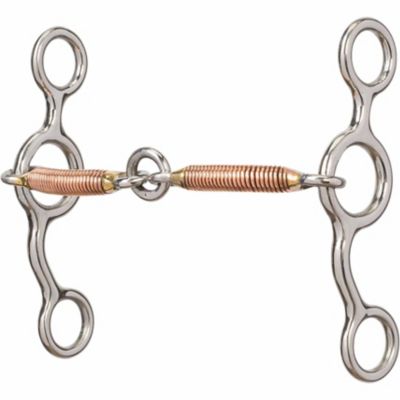 Weaver Equine 3 in. All-Purpose Bit with 5 in. Sweet Iron Copper Wire Center Ring Mouthpiece