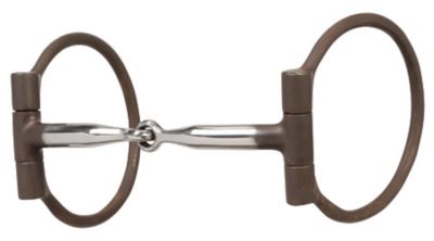 Weaver Leather All-Purpose Offset D-Ring Snaffle Bit with 5 in. Sweet Iron Copper Inlay Mouthpiece