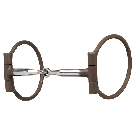 Weaver Leather All-Purpose Offset D-Ring Snaffle Bit with 5 in. Sweet Iron Copper Inlay Mouthpiece