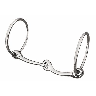 Weaver Leather Draft 3 in. Ring Snaffle Bit with 6 in. Polished Stainless-Steel Mouthpiece