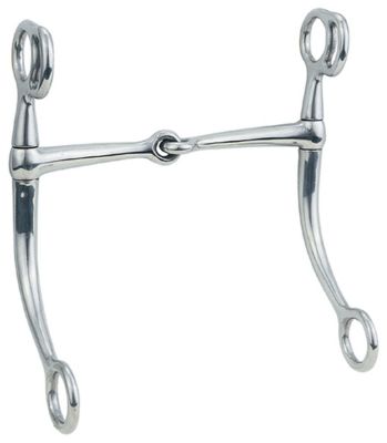 Weaver Leather Tom Thumb Stainless-Steel Draft Snaffle Bit with 6 in. Mouthpiece