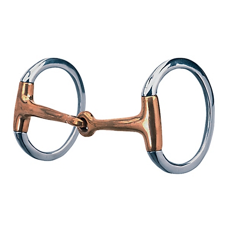Weaver Leather Eggbutt Snaffle Horse Bit with 5-1/2 in. Copper-Plated Mouthpiece