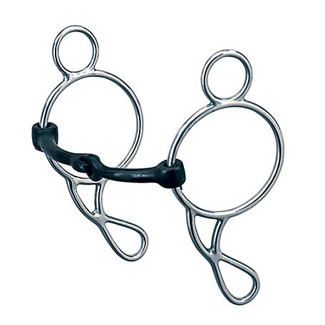 Shires HOLLOW MOUTH TWO RING GAG Stainless Steel Durable Easy to Clean 