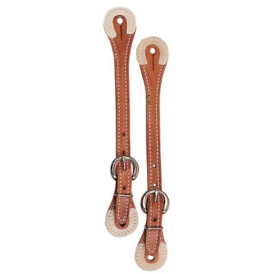 Weaver Leather Men's Rawhide Corner Spur Straps, Russet