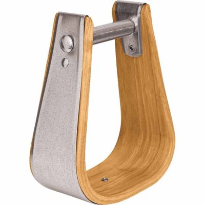 Weaver Equine Wooden Deep Roper Stirrups, 3 in. Tread