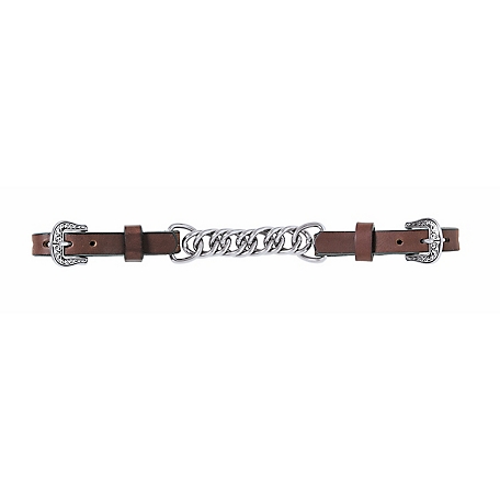 Weaver Leather 4-1/2 in. Basin Cowboy Single Flat-Link Chain Curb Strap