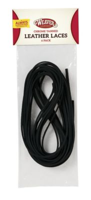 Weaver Leather 3/16 in. x 72 in. Leather Laces, Black