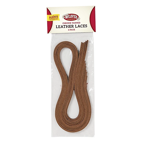 Weaver Leather 40 in. Tanned Laces, Rust, 6-Pack - Yahoo Shopping
