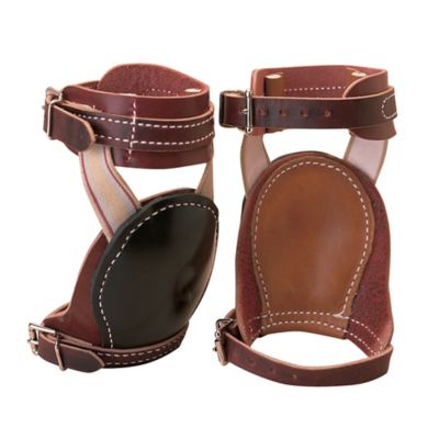Image showing  Latigo Leather Horse Skid Boots, Burgundy