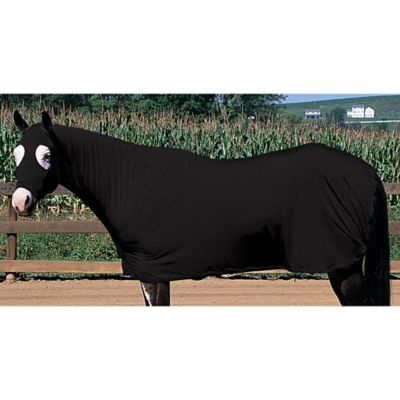 Weaver Leather EquiSkinz 4-Way Stretch Lycra Horse Sheet, Medium, Black